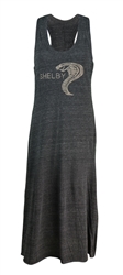 Nailhead Black Maxi Dress