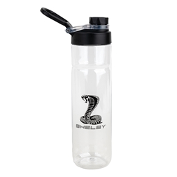 Shelby 25 OZ BPA-Free Water Bottle - Clear/Black Lid