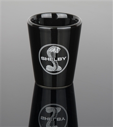 Black Shelby Snake Ceramic Shot Glass