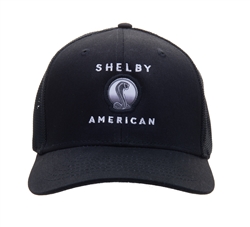 Shelby American Black Mesh Back Hat