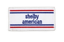 Shelby American Vintage Race Flag Patch