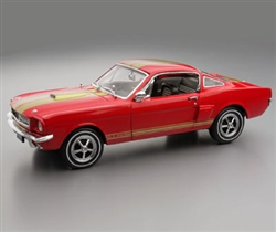 1:64 1966 Shelby GT350H Red w/ Gold Stripes Diecast