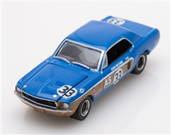 1:64 1968 Blue John McComb #33 Ford Mustang Diecast
