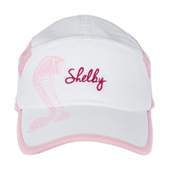 White and Pink Shelby Snake Hat