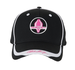 Black Hat with Pink Shelby Cobra