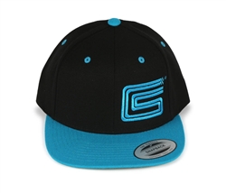 CS Black/Turquoise Flatbill Hat