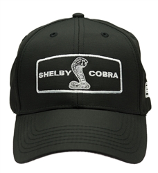 Cobra Badge Black Wicking Hat
