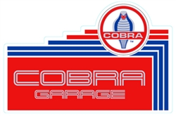 Cobra Garage Tiered Metal Sign