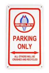 Cobra Medallion Shelby Parking Only Sign