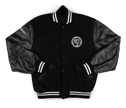 Team Shelby Black w/ Leather Sleeve Jacket