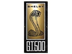 Banner: Shelby GT500 With Snake Vertical Black