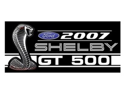 Banner: 2007 Shelby GT500 Black/White