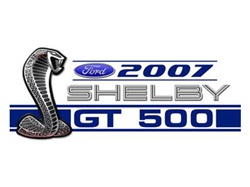 Banner: 2007 Shelby GT500 White/Blue