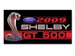 Banner: 2009 Shelby GT500 - Black with Red