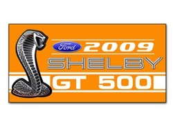 Banner: 2009 Shelby GT500 - Orange with White