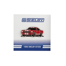 1966 Shelby GT350 Lapel Pin - Red / White Stripes