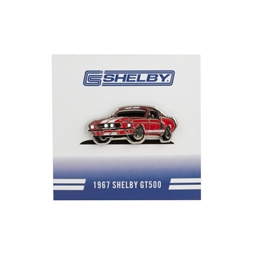 1967 Shelby GT500 Lapel Pin - Red/White Stripes
