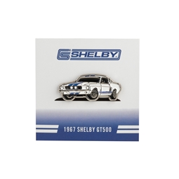 1967 Shelby GT500 Lapel Pin - White/Blue Stripes