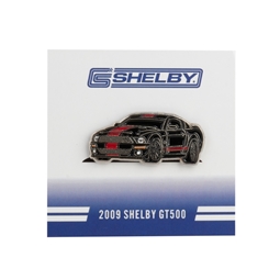 2009 Shelby GT500 Lapel Pin - Black / Red Stripes