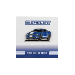 2009 Shelby GT500 Lapel Pin - Blue/White Stripes