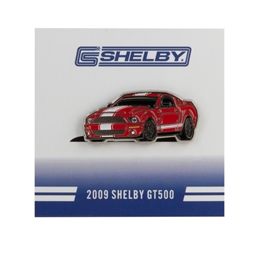 2009 Shelby GT500 Lapel Pin - Red/White Stripes