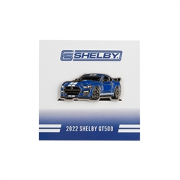 2022 Shelby GT500 Lapel Pin -  Blue/White Stripes