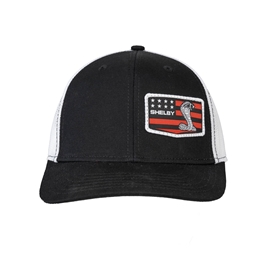 Shelby Flag Woven Patch Mesh Hat