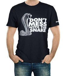Don't Mess with the Snake Black Tee
