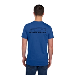 Shelby 2024 Super Snake Silhouette Tee - Royal Blue