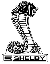 Shelby Snake Diecut Metal Sign
