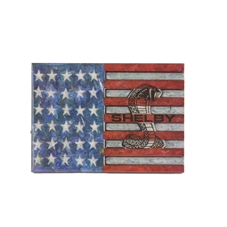 Shelby Double Layered USA Flag Magnet