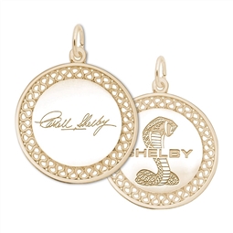 Shelby Signature Filigree Charm- GOLD or SILVER