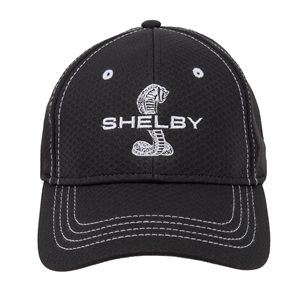Shelby Textured Black Performance Hat
