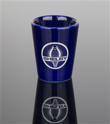 Blue Shelby Cobra LV Ceramic Shot Glass