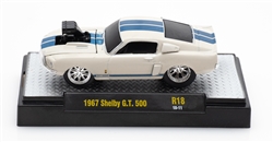 1:64 1967 White Shelby GT500 Diecast