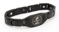 Black Carbon Fiber Bracelet