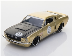 1:24 1967 #3 Gold Shelby GT500 Diecast