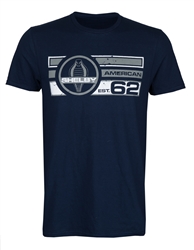 Shelby American '62 Navy Tee