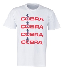 Shelby Cobra Repeat White Tee