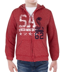 Youth Shelby American Red Zip Up Hoody