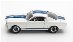 1:18 1965 White Shelby Mustang GT350R Diecast