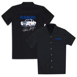 Embroidered GT350 Black Camp Shirt