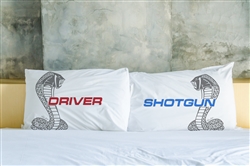 Driver and Shotgun Pillowcases