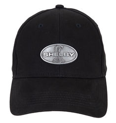 Shelby Metal Emblem Black Hat