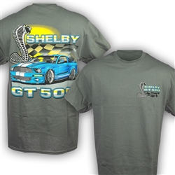 Shelby GT500 Flags GreyTee