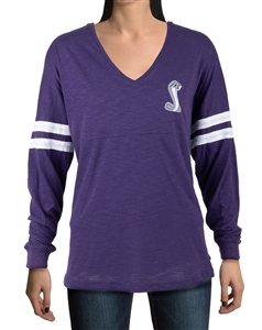 Womens Purple Long Sleeve T-Shirt