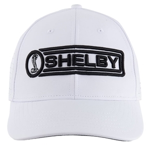 Shelby Perforated White Cap