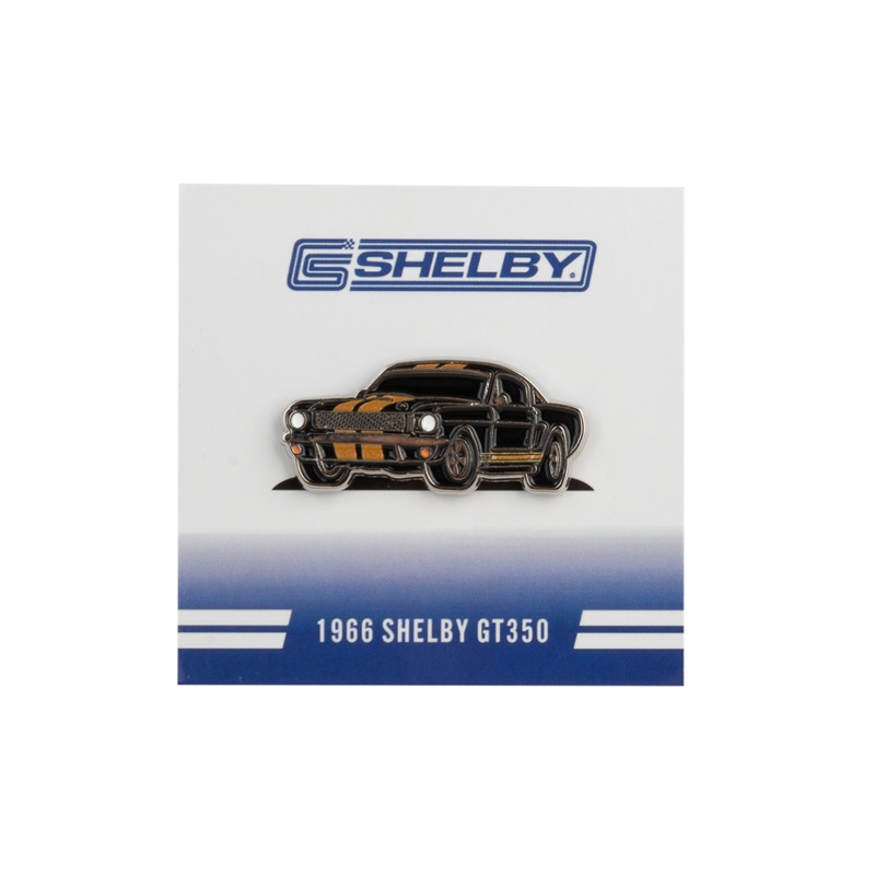 1966 Shelby GT350 Lapel Pin - Black/Gold Stripes