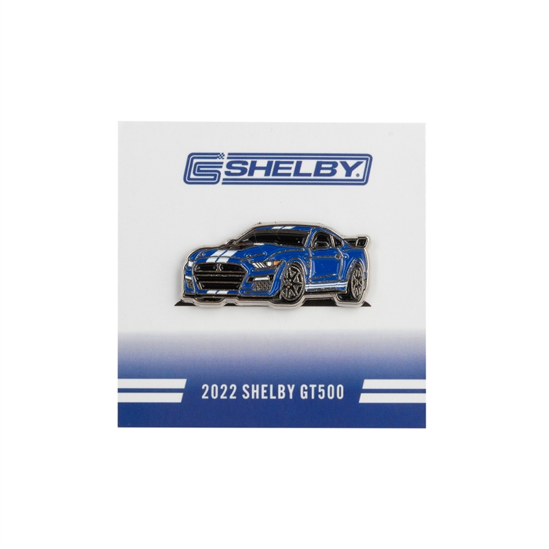2022 Shelby GT500 Lapel Pin -  Blue/White Stripes