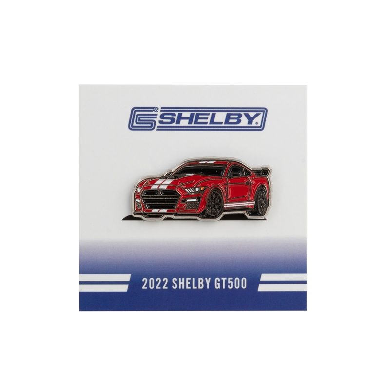 2022 Shelby GT500 Lapel Pin - Red / White Stripes